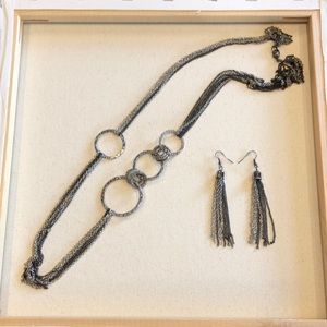 Necklace and earrings set